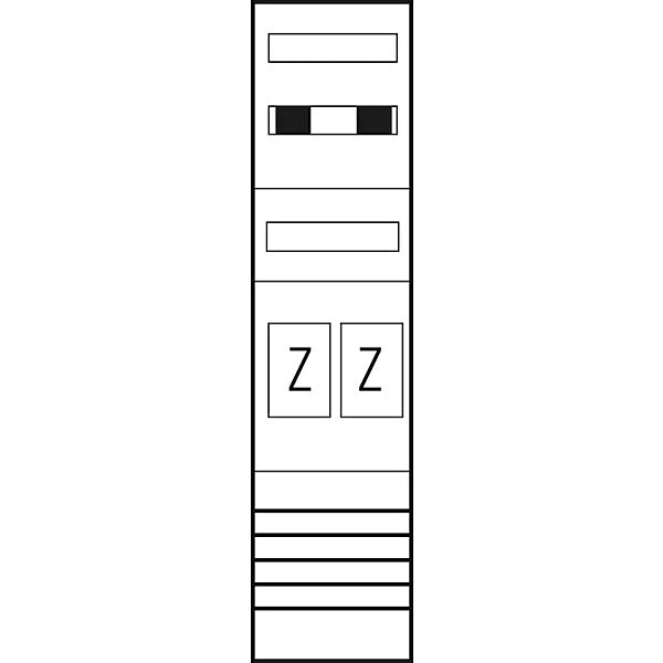 ABN Zählerplatz eHZ 2Z EZ17120